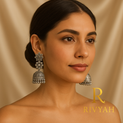 Floral Finesse Jhumkas